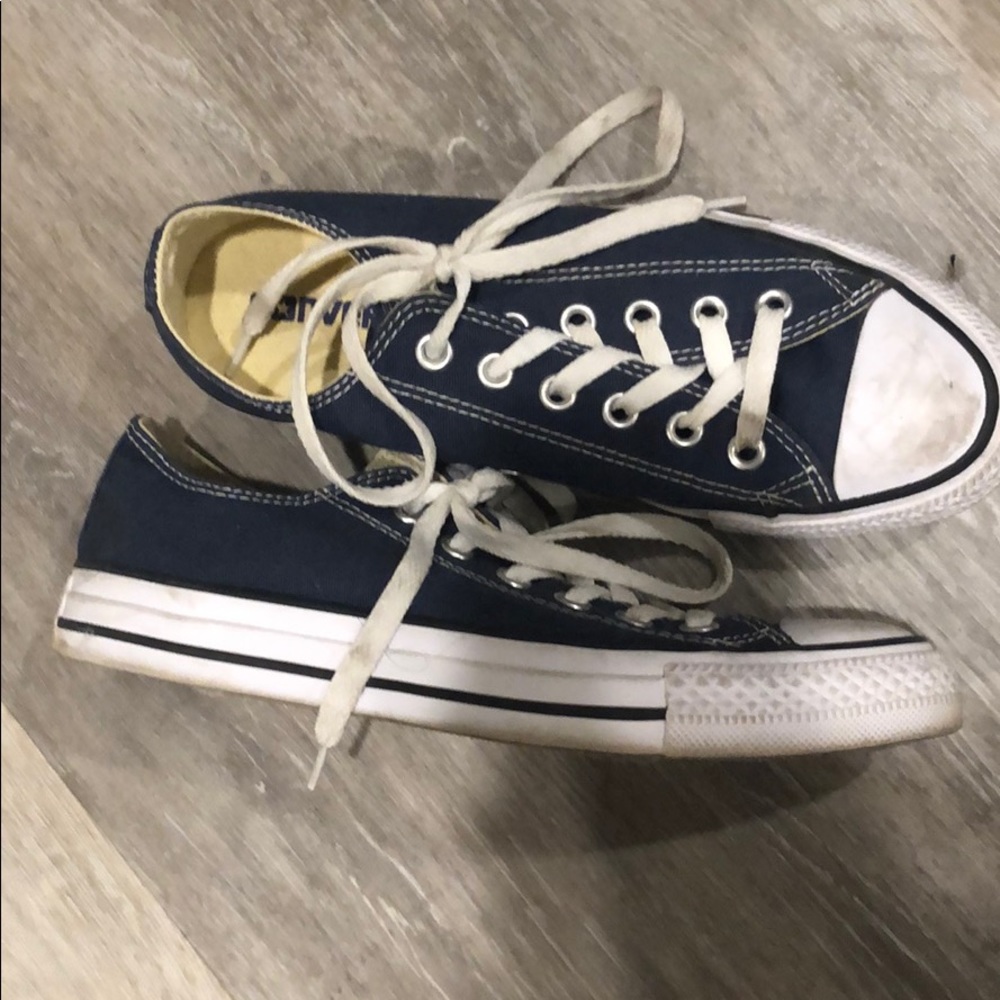 Navy Blue Converse